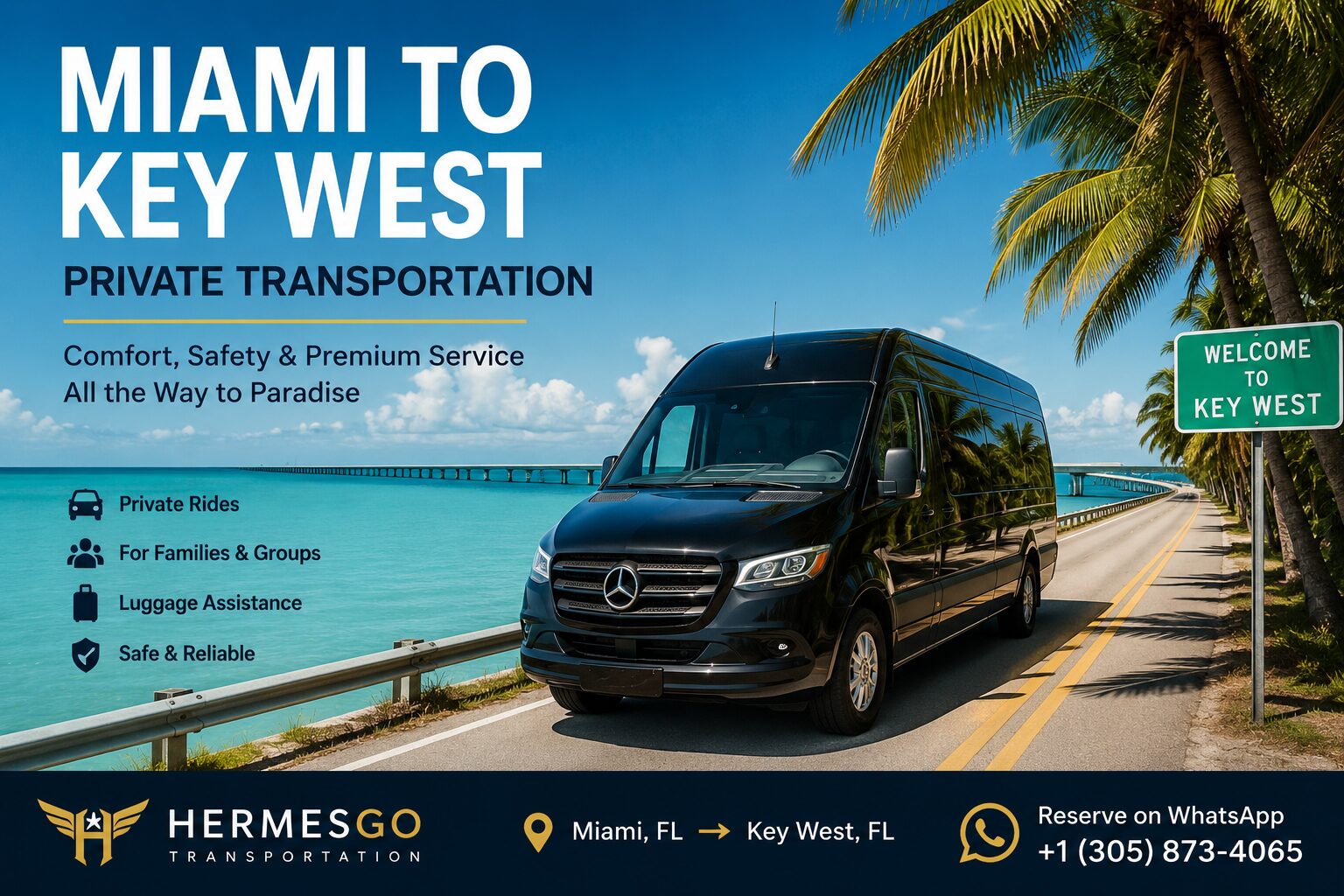 Miami to Key West Private Transportation